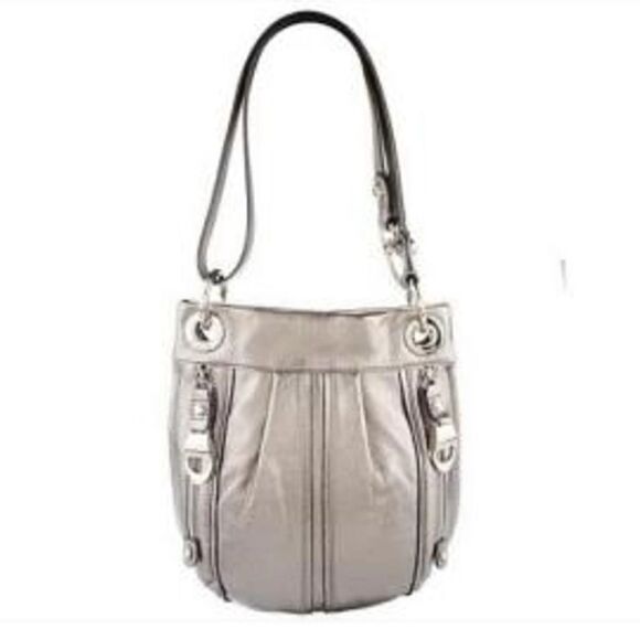 b. makowsky Handbags - B. Makowsky Leather Pebble Sling Crossbody Convertible Bag